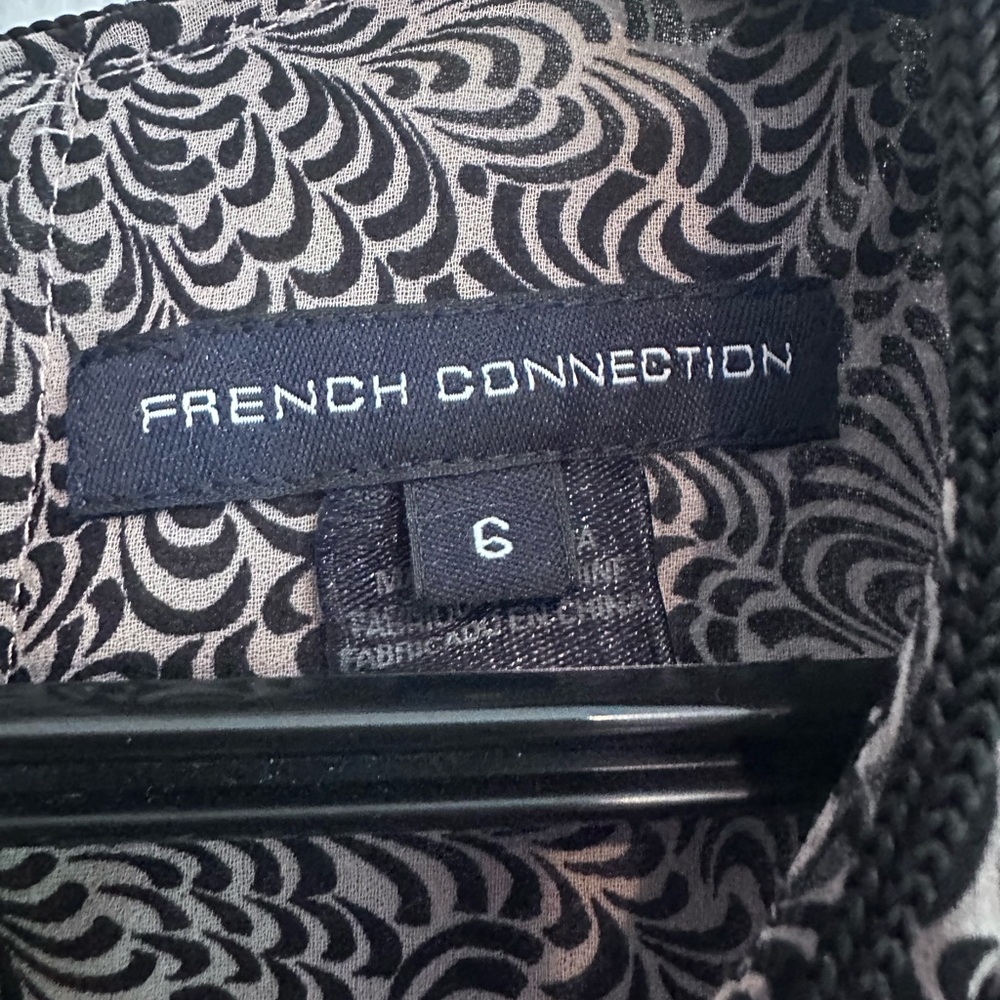 French Connection Women's Moon Moire Cocktail Mini Dress Size 6 - Picture 5 of 17